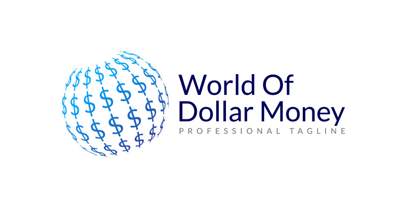 Global Currency World Dollar Money Logo