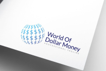 Global Currency World Dollar Money Logo Screenshot 1