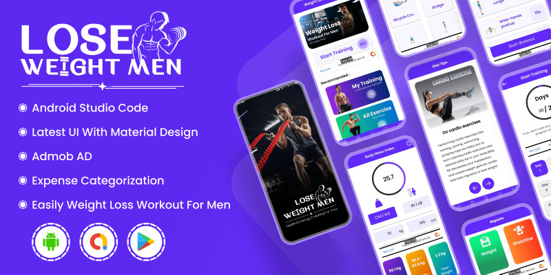 Home Fitness - Lose Weight for Men Android