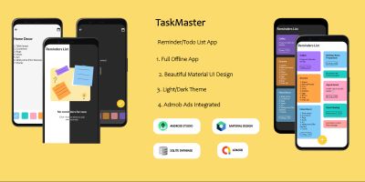 TaskMaster Material Design App Android