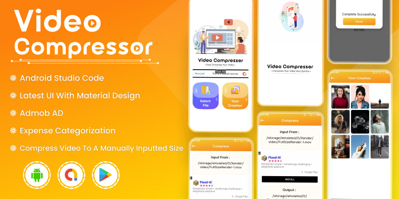 Video Compressor - Android App Source Code