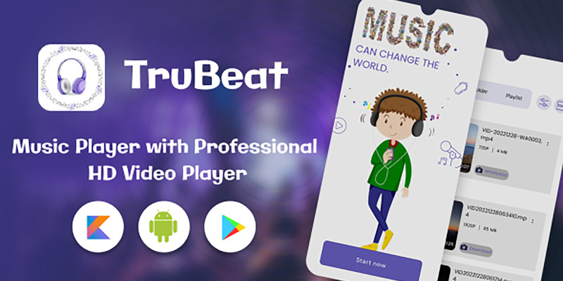 TruBeat - Music Player And Video Player Android Ap