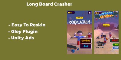 LongBoard Crasher - Unity Source Code