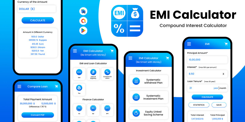 EMI Financial Calculator - Android App Source Code