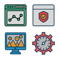 150 Web and SEO Vector Icons pack