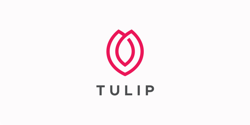 Tulip Logo Template