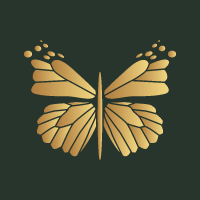 Gold Butterfly Pro Logo Templates