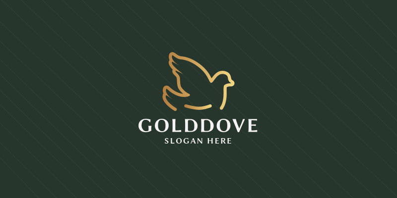 Gold Dove Pro Logo Templates