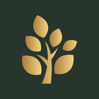 Gold Nature Tree Pro Logo Templates