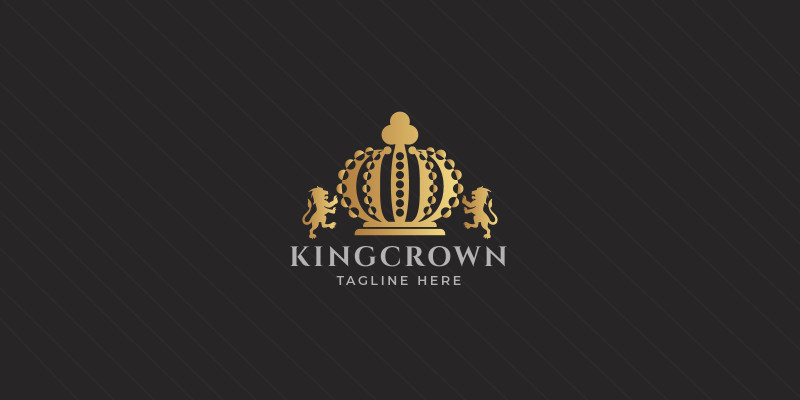King Crown Pro Logo Templates