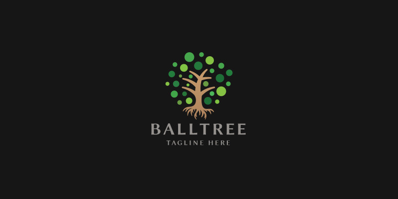 Ball Tree Pro Logo Template