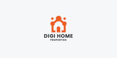 Digi Home Pro Logo Template