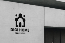 Digi Home Pro Logo Template Screenshot 4