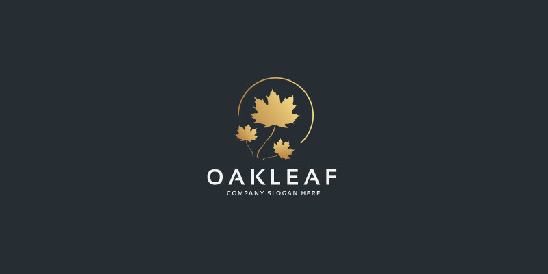 Oak Leaf Pro Logo Template