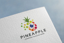 Pixel Pineapple Studio Pro Logo Template Screenshot 3