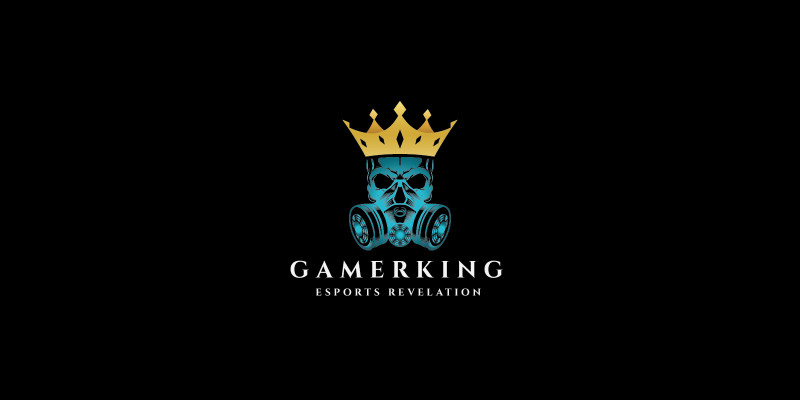 Gamer King Esport Pro Logo Templates