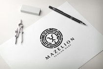 Maze Lion Pro Logo Templates Screenshot 1