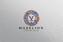 Maze Lion Pro Logo Templates Screenshot 2