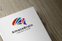 Amaze Brain Letter A Pro Logo Templates Screenshot 2