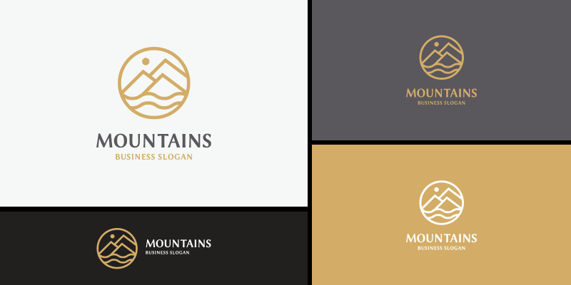 Mountains - Sea and Sun Logo