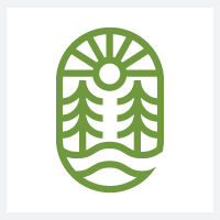 Nature Lake and Pine Logo