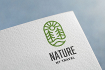 Nature Lake and Pine Logo Screenshot 2
