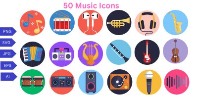 Music vector Icons