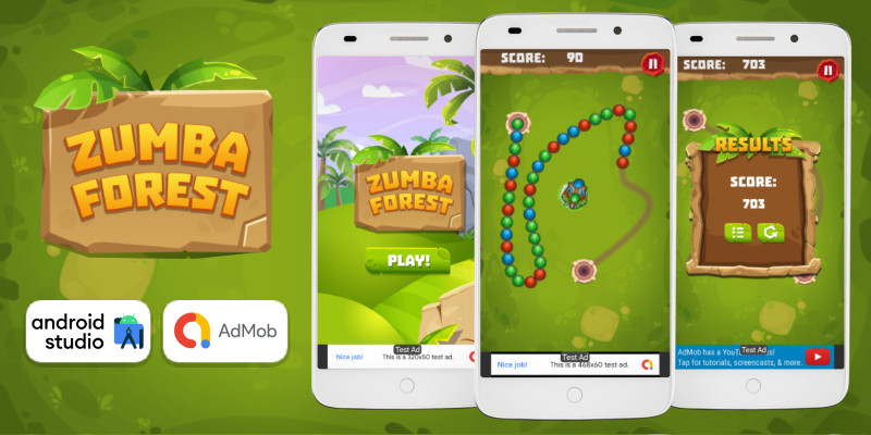 Zumba Forest Android Studio Game