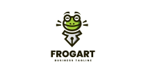 Frog Art Logo Template Screenshot 1