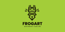 Frog Art Logo Template Screenshot 2