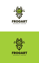 Frog Art Logo Template Screenshot 3