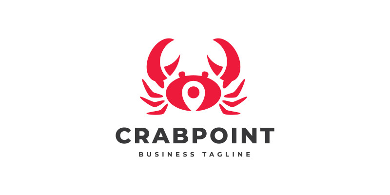 Crab Point Logo Template