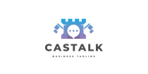 Castle Chat Logo Template Screenshot 1