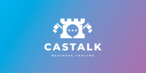 Castle Chat Logo Template Screenshot 2