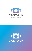 Castle Chat Logo Template Screenshot 3