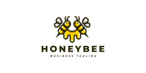 Nature Honey Bee Logo Template Screenshot 1