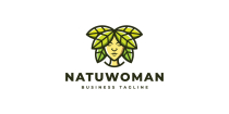 Nature Woman Logo Template Screenshot 1