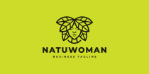 Nature Woman Logo Template Screenshot 2