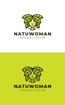 Nature Woman Logo Template Screenshot 3