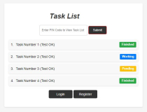 Simple ToDo List Manager PHP Script Screenshot 1