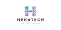 Hekatech - Letter H Logo  Template Screenshot 1