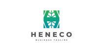 Heneco - Letter H Logo Template Screenshot 1