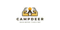 Camp Deer Logo Template Screenshot 1