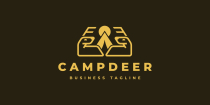 Camp Deer Logo Template Screenshot 2