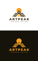 Mountain Art Logo Template Screenshot 3
