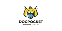 Dog Pocket Logo Template Screenshot 1