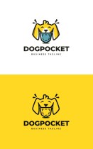 Dog Pocket Logo Template Screenshot 3
