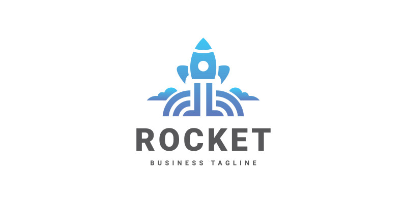 Rocket Connect Logo Template