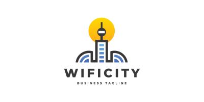 WIFI City Logo Template