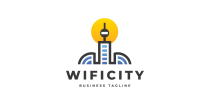 WIFI City Logo Template Screenshot 1